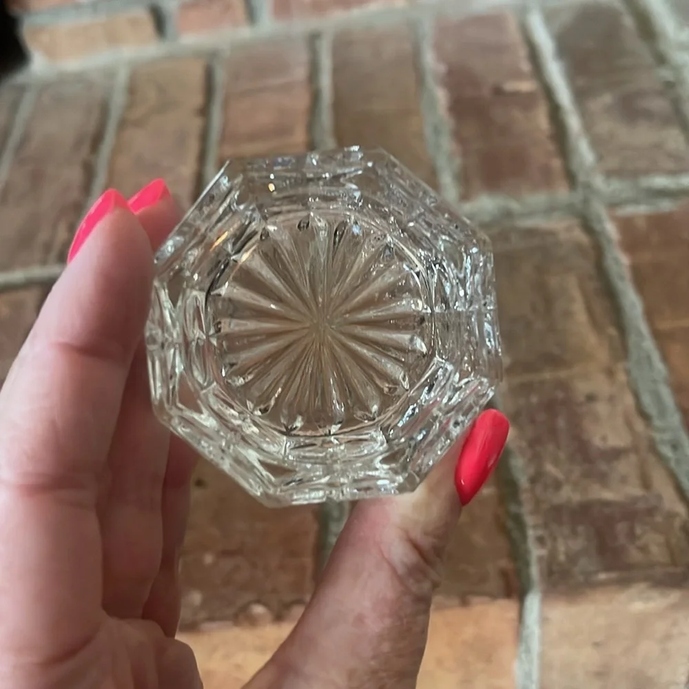 Vtg Pressed Glass Frosted Bird Trinket Box